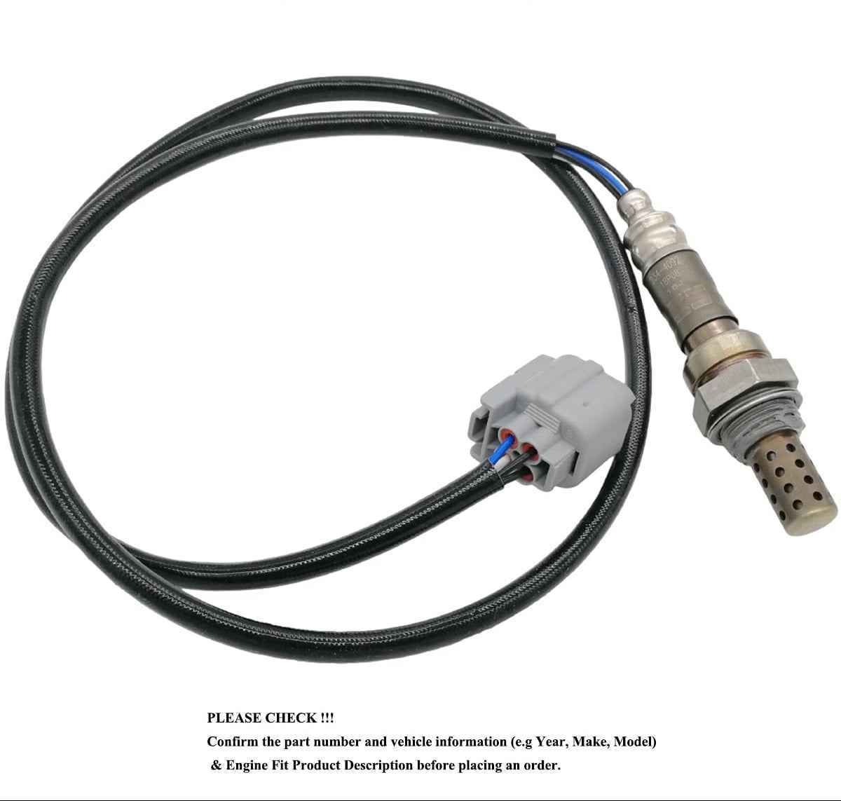 2Pcs Oxygen Sensor 234-4620 234-4621 Upstream and Downstream O2 Sensor for Honda Accord DX LX EX 2.3L-l4 F23A1 & F23A5 Engine 1998-2002