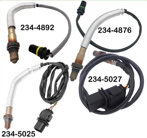 4Pcs Lambda O2 Sensor for BMW 535i 535xi 3.0L L6 Turbo (2008-2010) | 234-5025, 234-5027, 234-4876, 234-4892