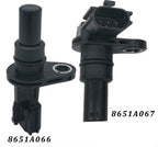 2Pcs Auto Trans Input & Output Speed Sensor Set for Mitsubishi Lancer & Outlander | 8651A067, 8651A066